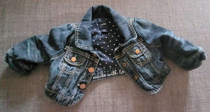0-6 month denim jacket, Kids 6 Month (3-6M)