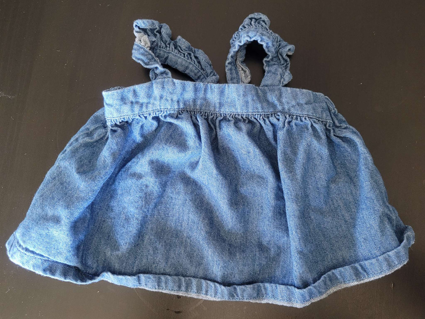 Denim overalls dress, Old Navy 6-12M, Kids 9 Month (6-9M)