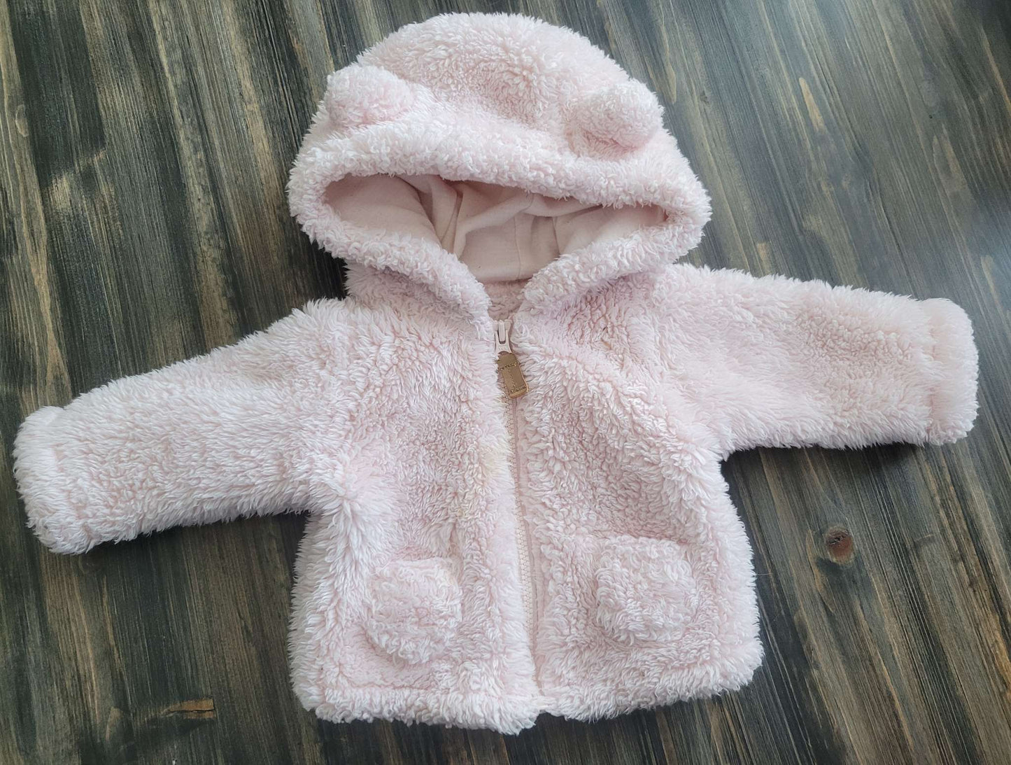 Carter's pink fur coat, newborn, Kids Newborn