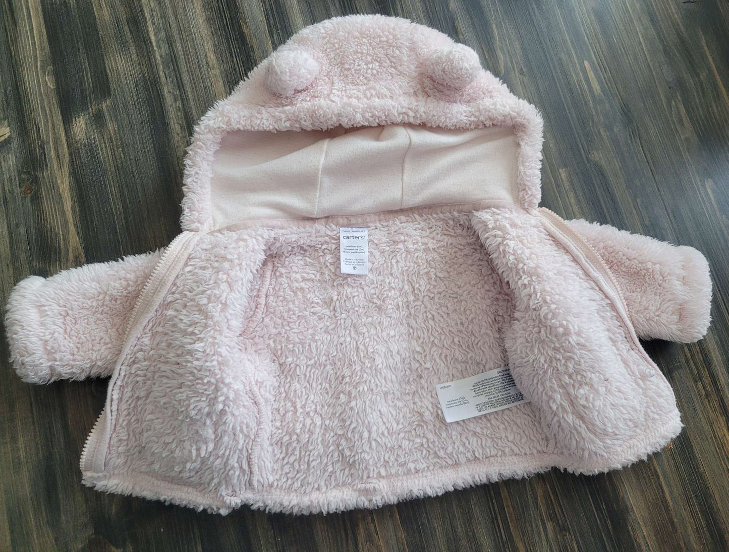 Carter's pink fur coat, newborn, Kids Newborn