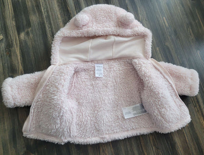 Carter's pink fur coat, newborn, Kids Newborn