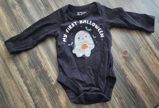 "My first Halloween" black long-sleeved romper, newborn, Children's Place, Kids Newborn