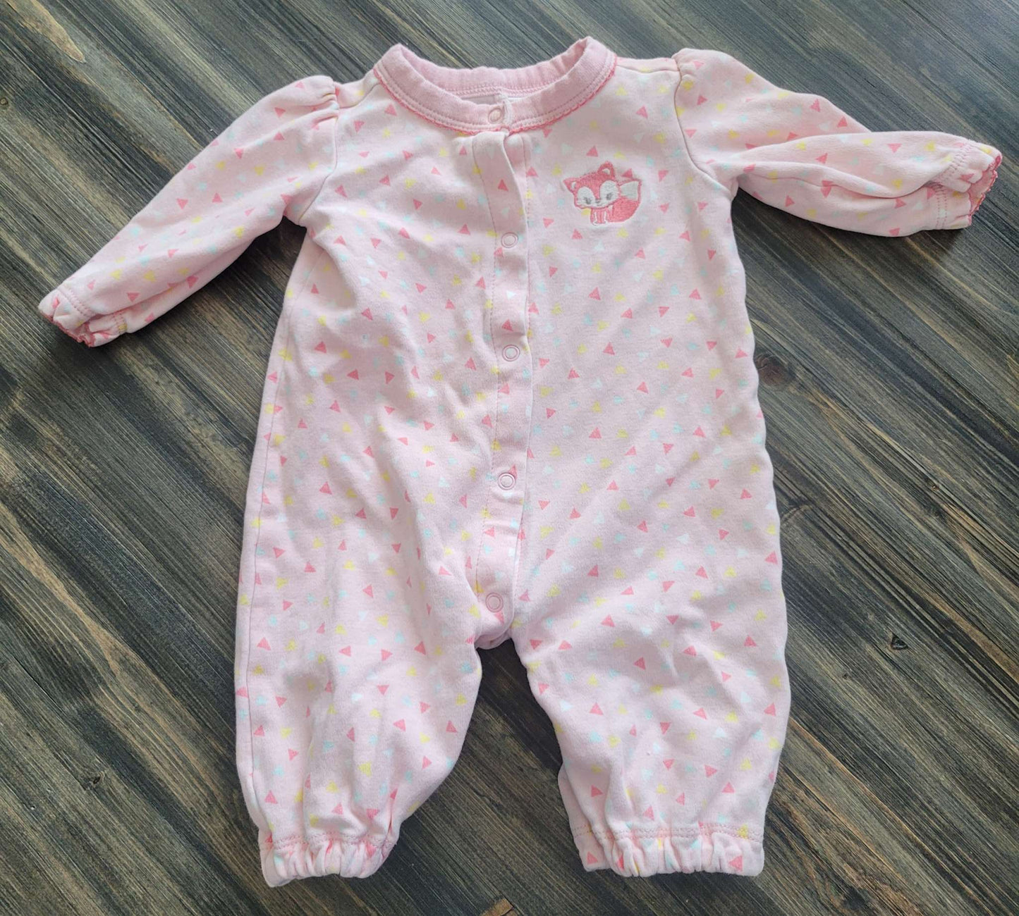 Newborn pink fox onesie, Gymboree, Kids Newborn