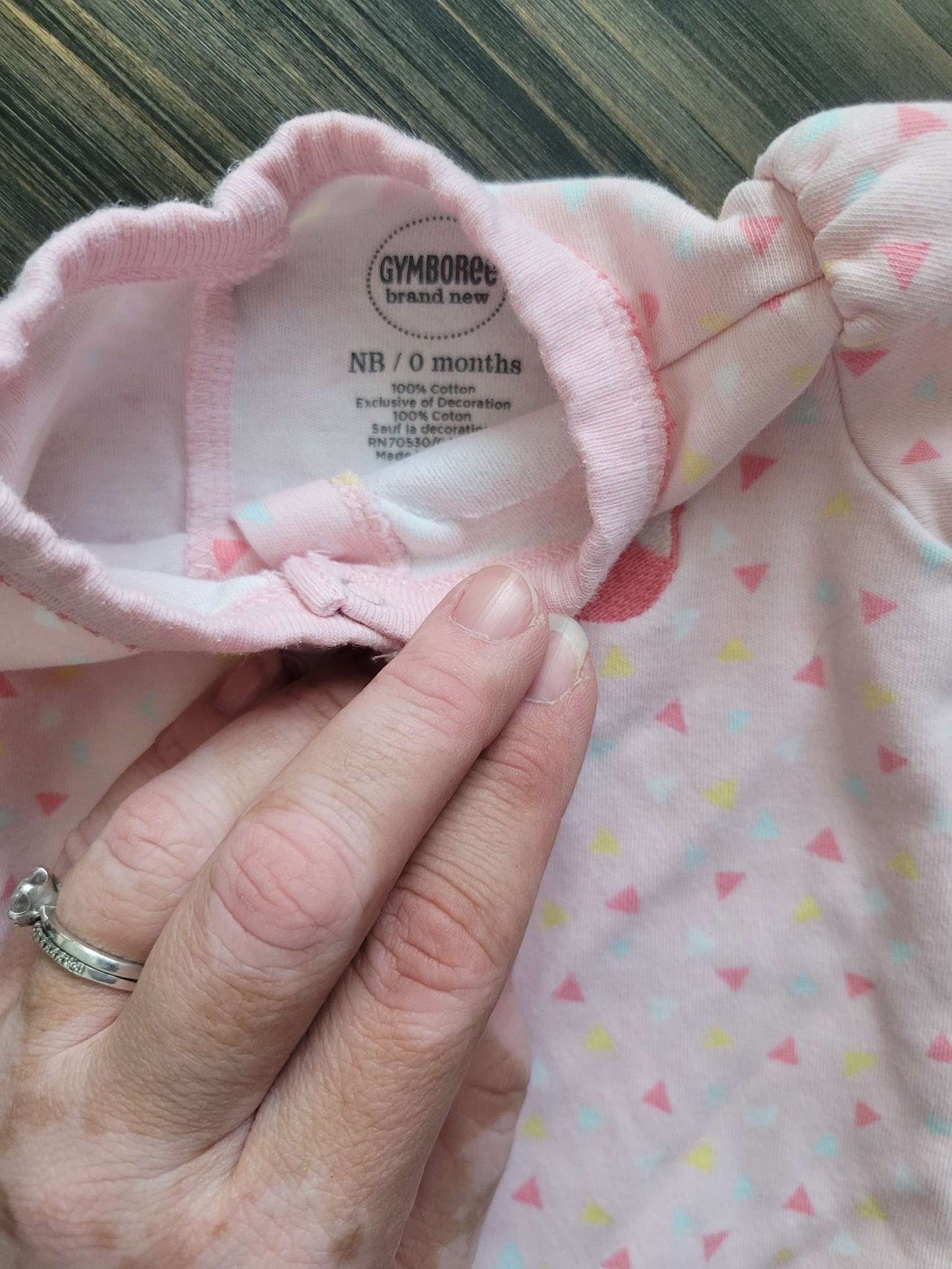 Newborn pink fox onesie, Gymboree, Kids Newborn