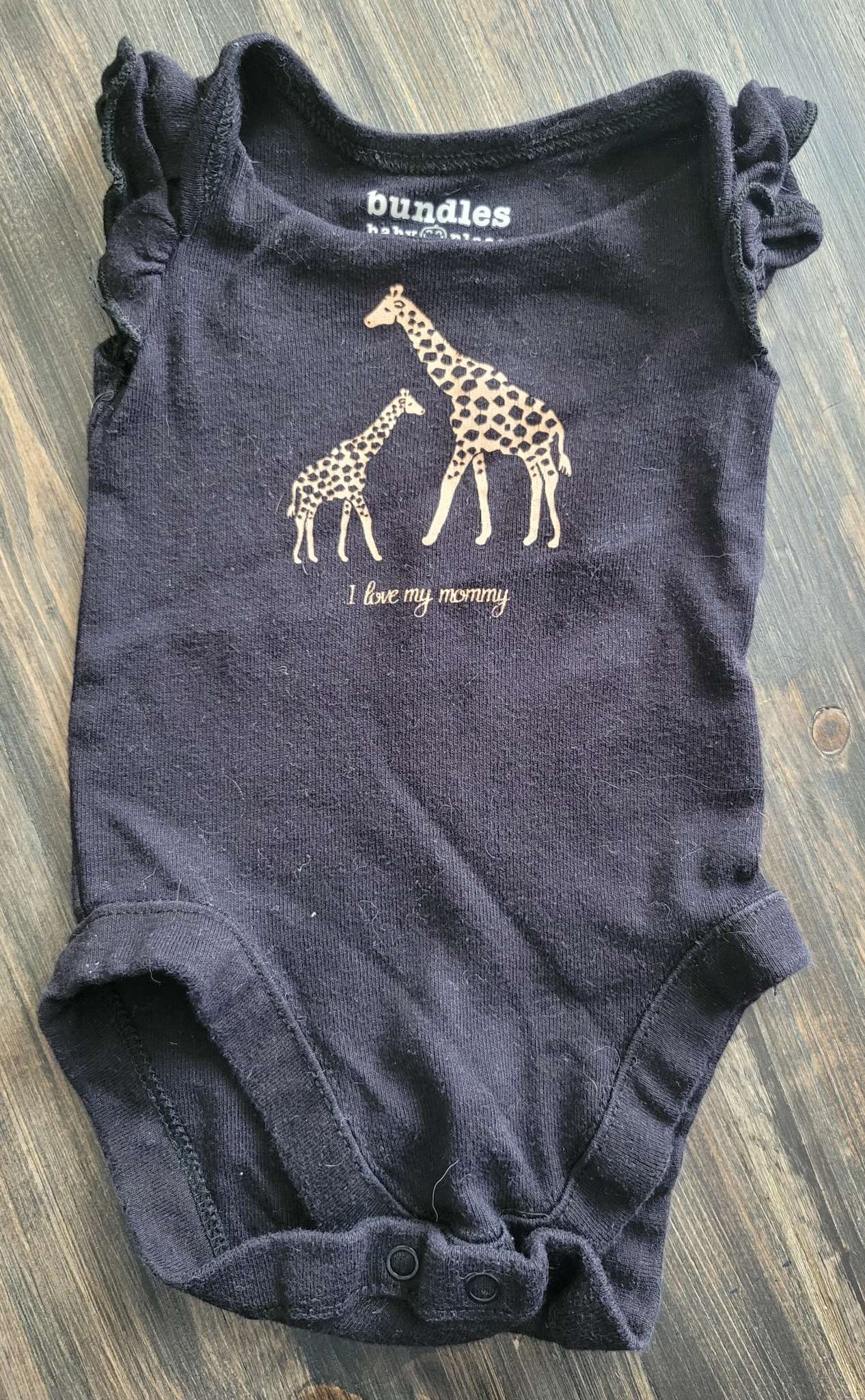 Black giraffe onesie, newborn , Kids Newborn