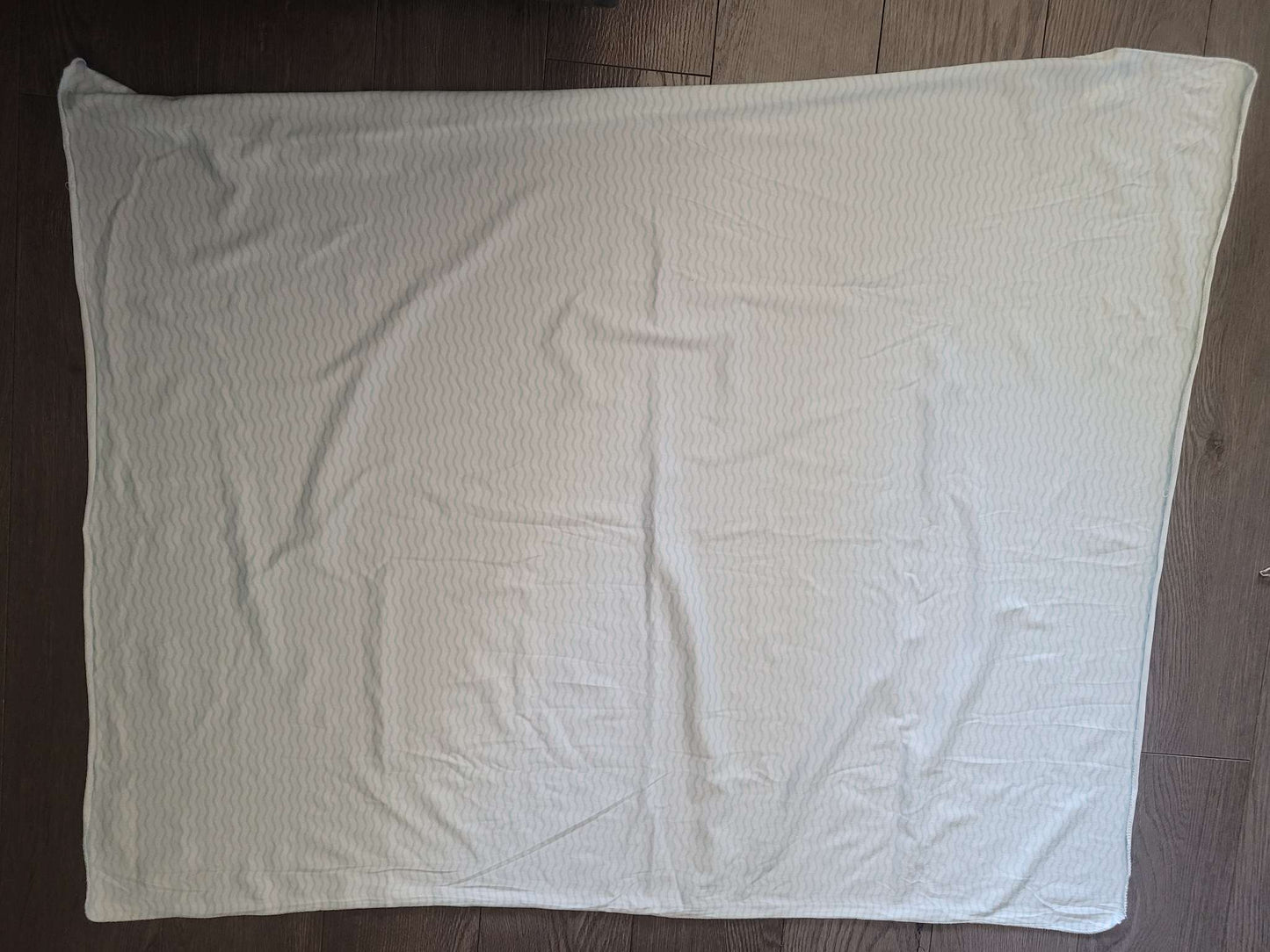 Two light blue/teal swaddle blankets, 0-3 Months (Newborn)