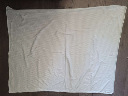 Two light blue/teal swaddle blankets, 0-3 Months (Newborn)