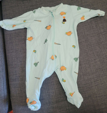 2 Pekkle sleepsuits, sushi and lions, 3 month, Kids 3 Month (0-3M)