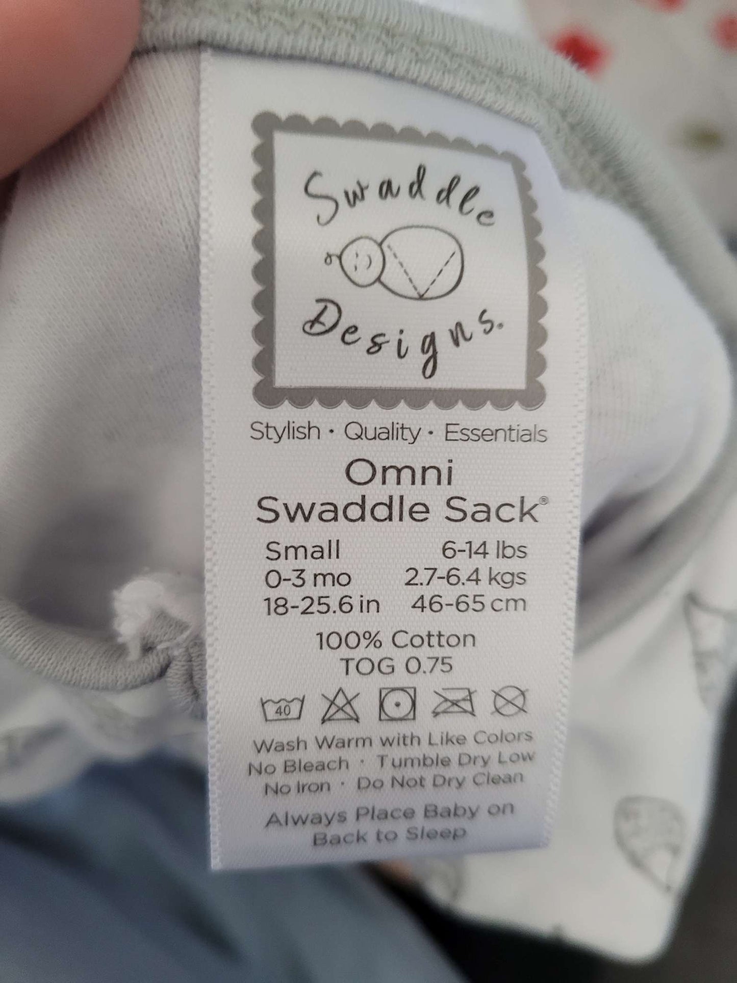Omni swaddle sack, 0-3 months, 0-3 Months (Newborn)