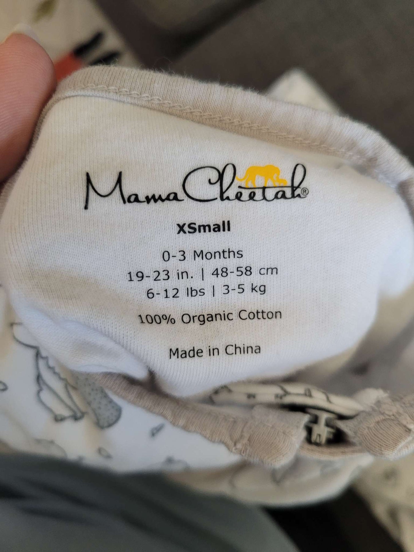Mama Cheetah woodland animal sleep sack, 0-3 Months, 0-3 Months (Newborn)