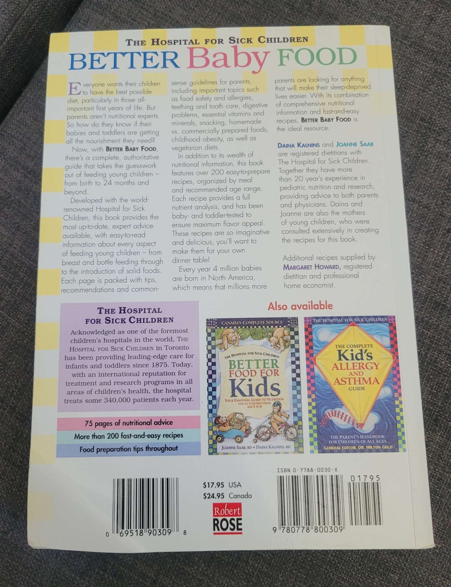 Better Baby Food book