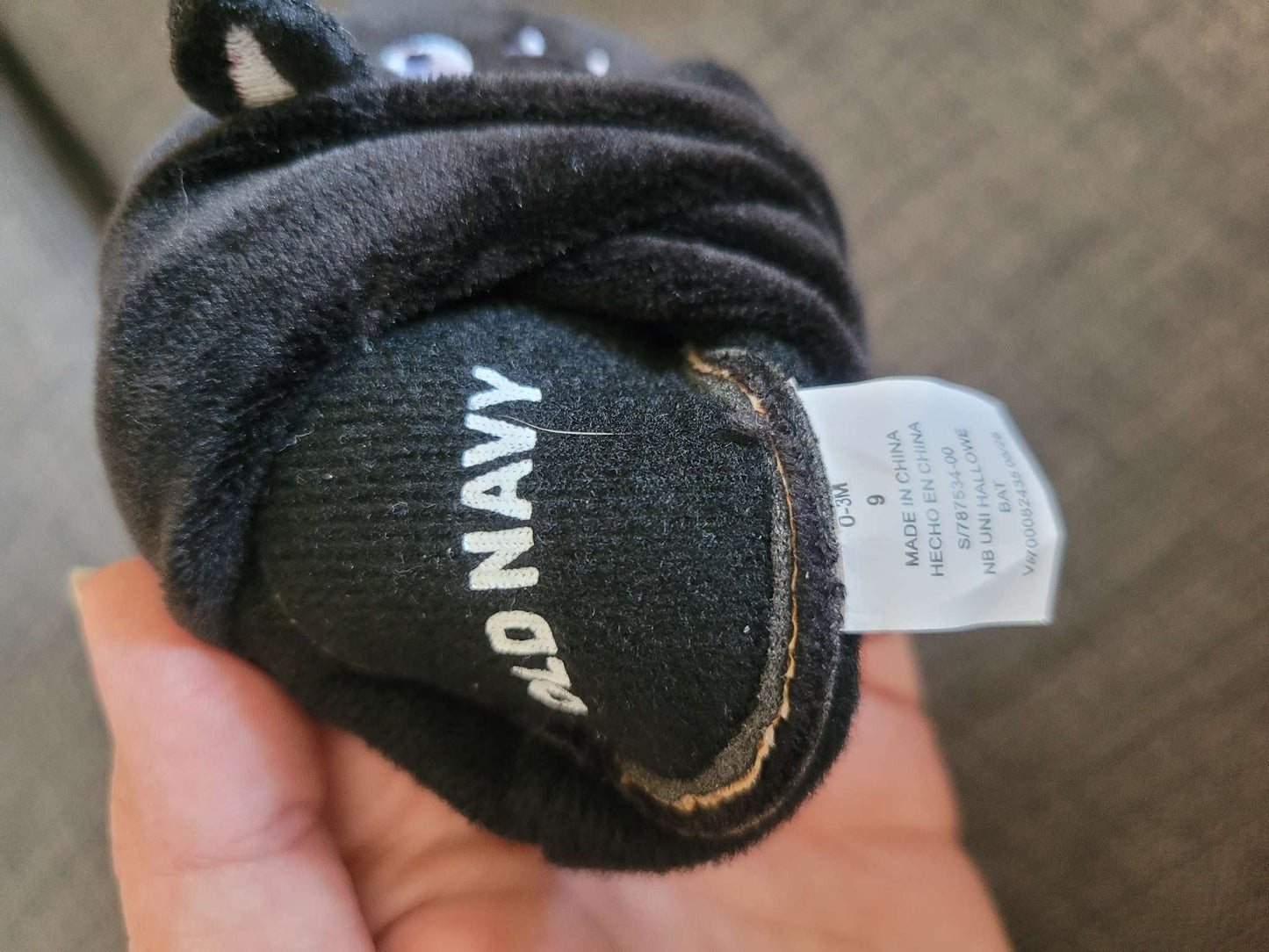 Old Navy bat shoes, 0-3 month, Shoes 1 (Baby: 0-12 mth)