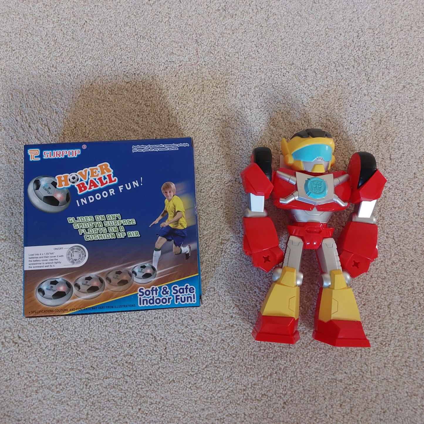 Toys Bundle 1: Robot and Floating Soccer Ball