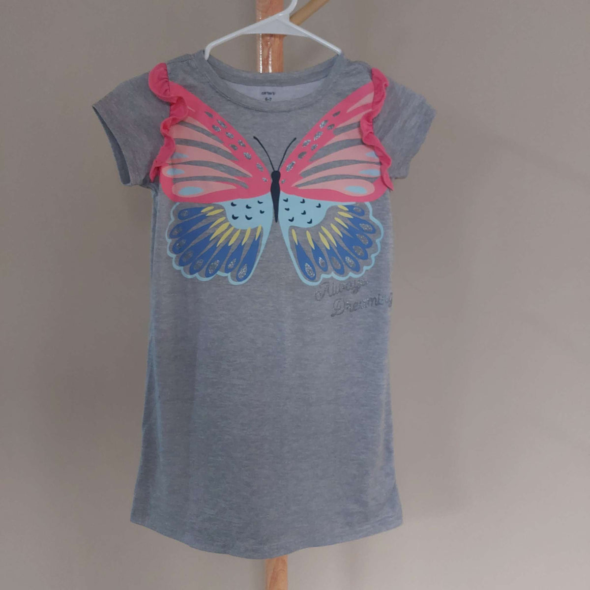 Girls (Age 6-7)  Bundle 2: Sleeping gown and blouse, Kids 6/6X
