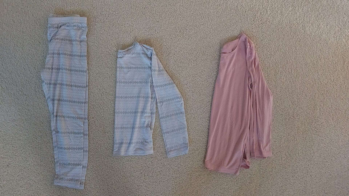 Girls (Age 6-8) Bundle 6: Thermal Wear, Kids 6/6X