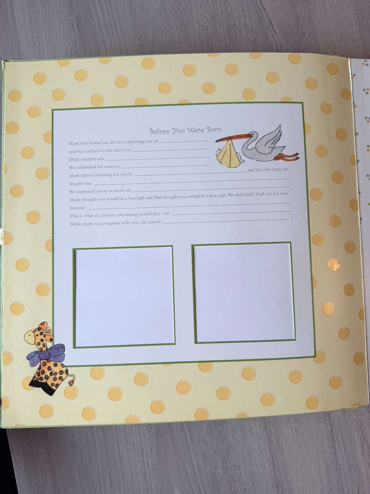 My First Year book