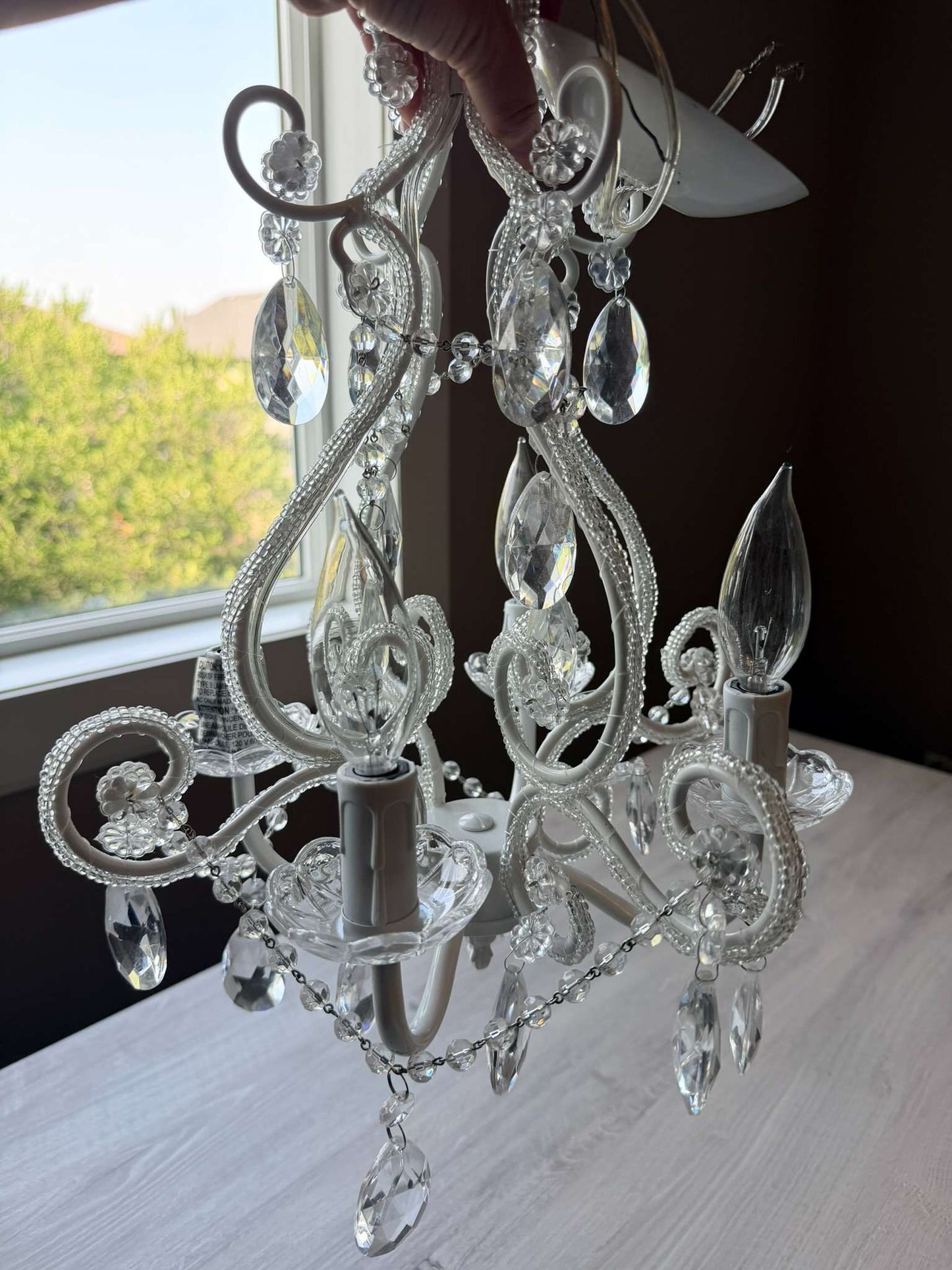 Chandelier (girl's room)