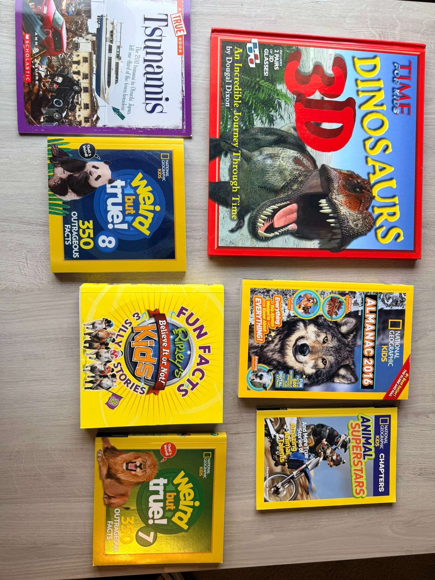 National Geographic and other Educational books