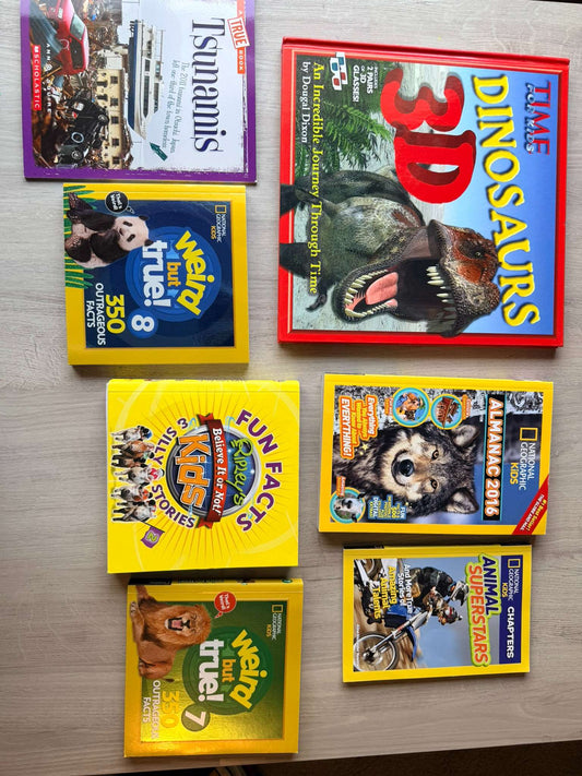 National Geographic and other Educational books