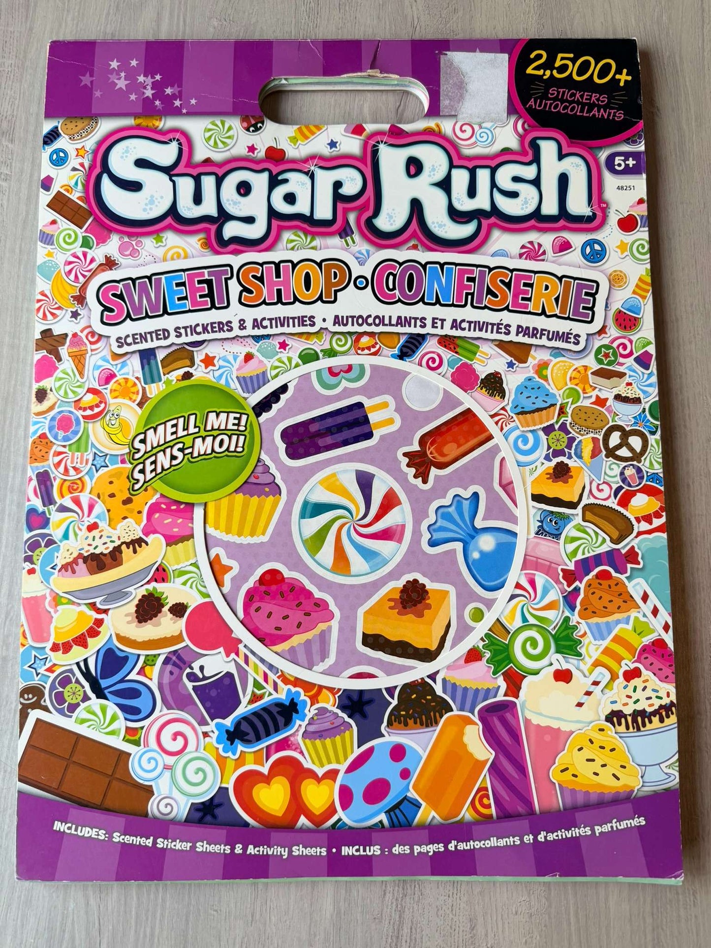 Giant scented sticker and activity book