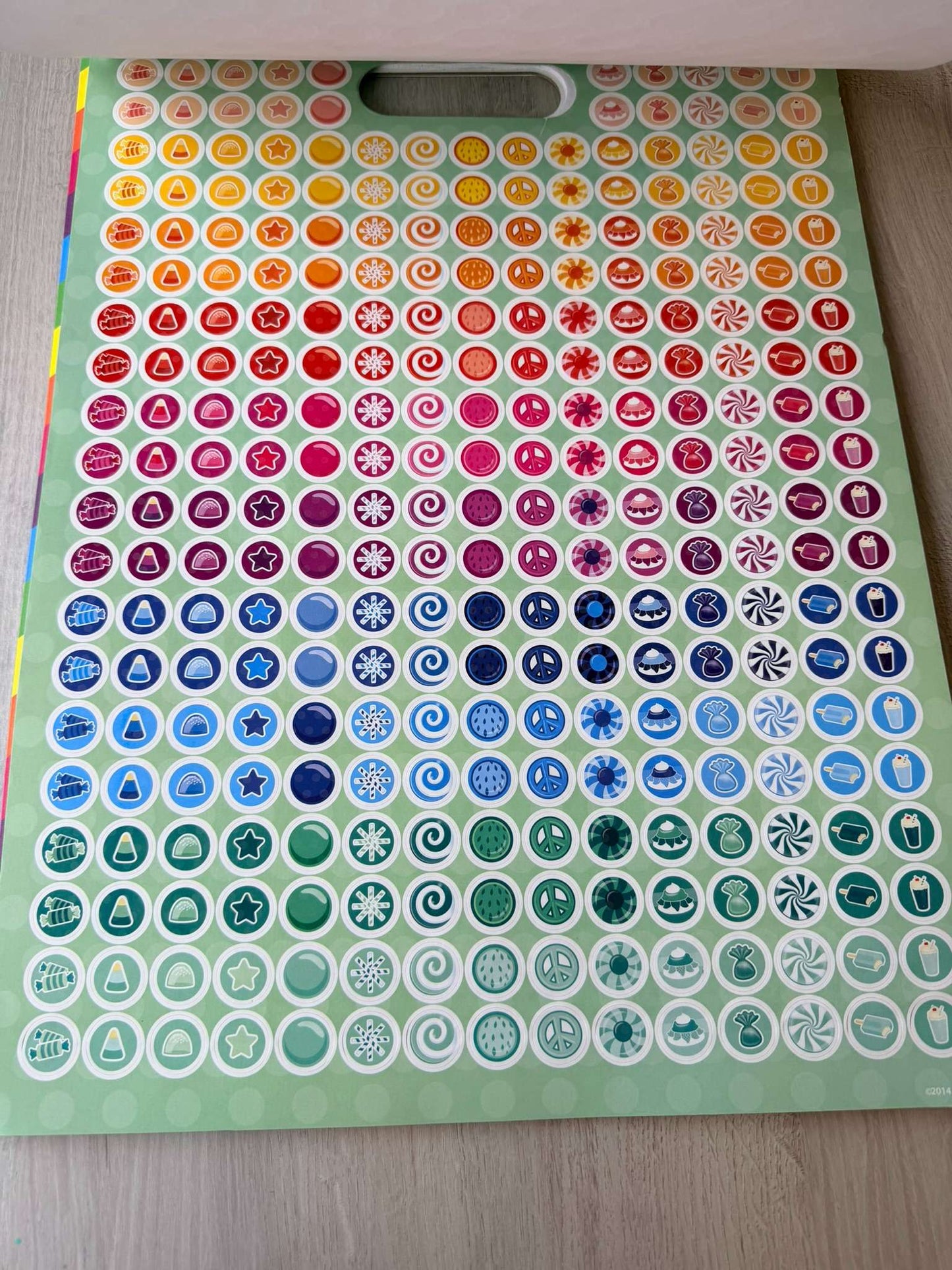 Giant scented sticker and activity book
