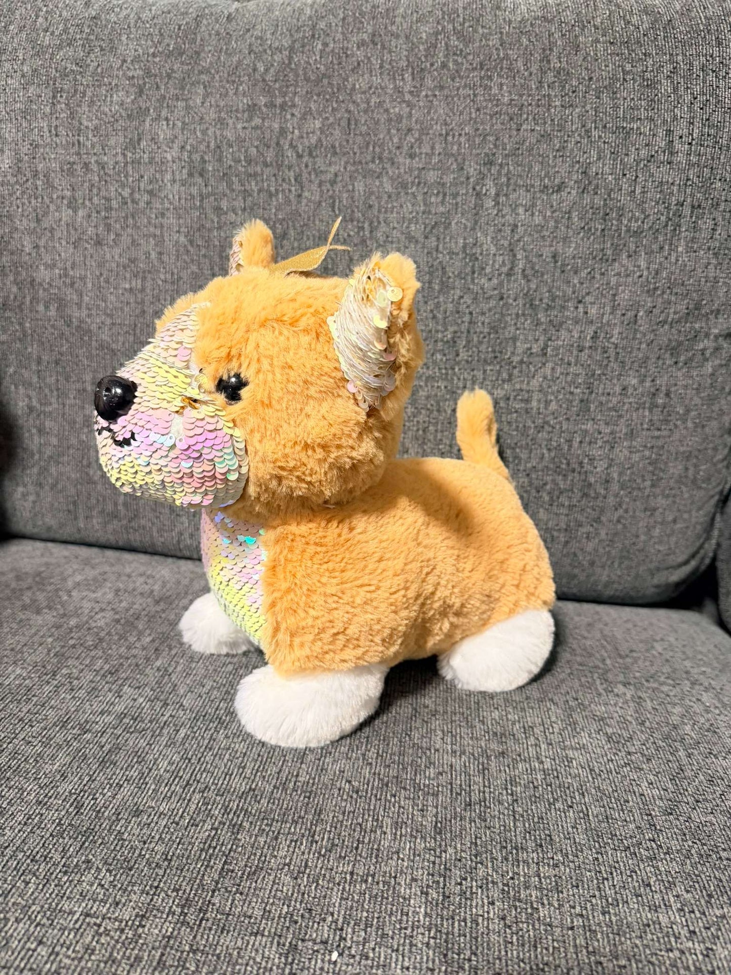 Justice Sequin stuffie