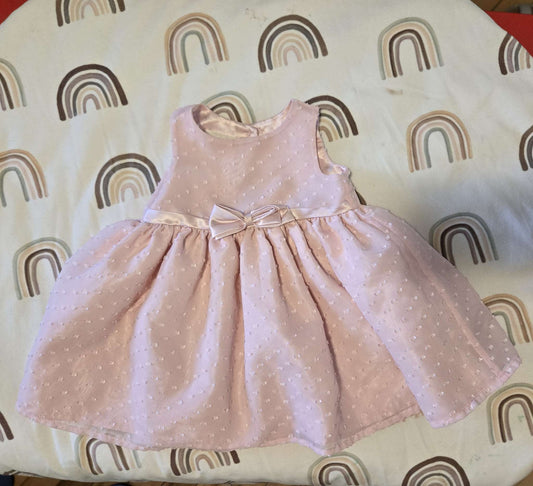 Pink Formal Dress, Kids 6 Month (3-6M)