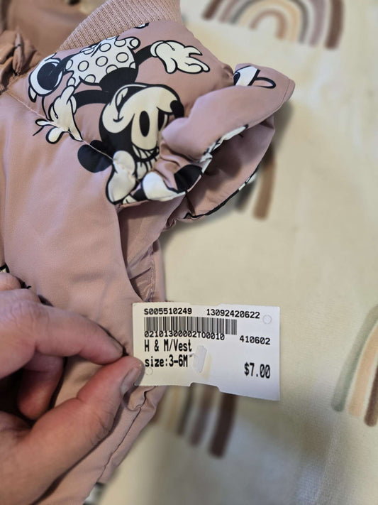 Mickey Mouse Baby Vest (H&M), Kids 6 Month (3-6M)