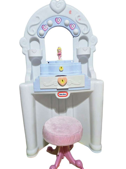 Vintage Little Tikes Ballerina Vanity with stool