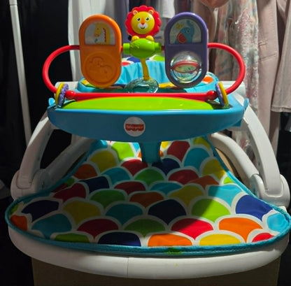 Sit-Me-Up Floor Seat Infant Chair with Feeding Tray and Toys