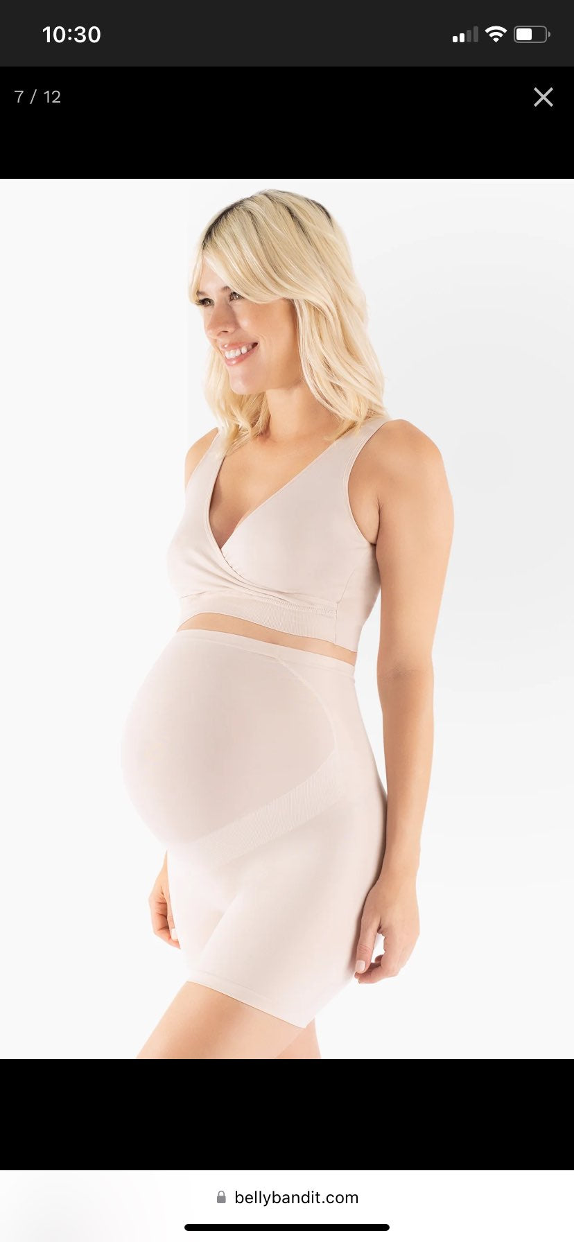 Maternity Support Shorts , Maternity S (4-6)