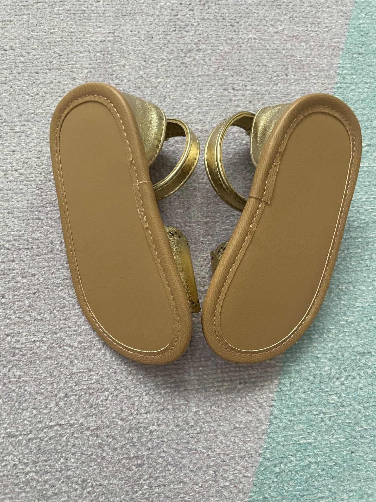 Gold sandals, 6-12 months, Shoes 4 (Baby: 0-12 mth)