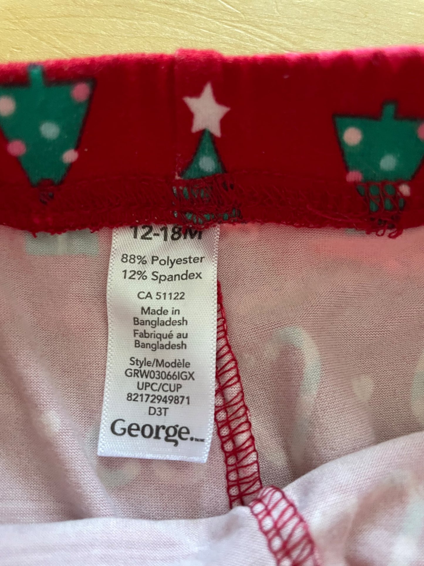 Christmas pants, Kids 18 Month (12-18M)