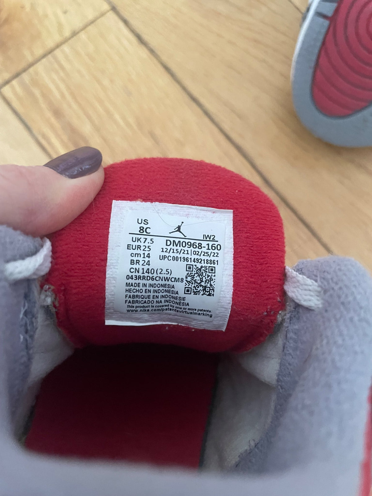 Nike Air Jordan 3, Shoes 8 (Toddler:2-4yr)