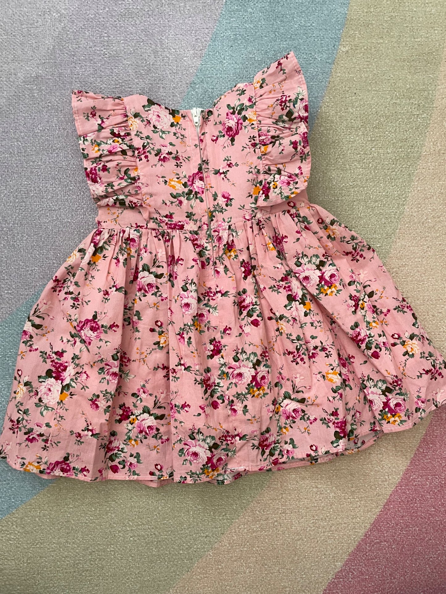 12 month fancy floral dress, Kids 18 Month (12-18M)