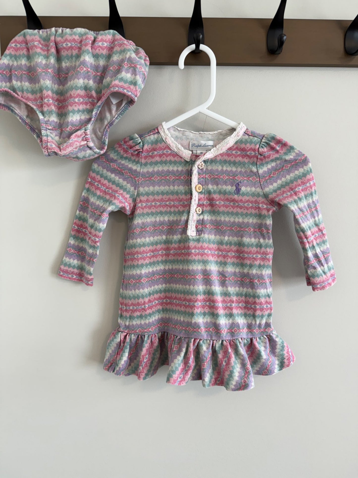 Ralph Lauren Baby Girls Summer Dress , Kids 9 Month (6-9M)