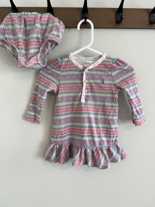 Ralph Lauren Baby Girls Summer Dress , Kids 9 Month (6-9M)