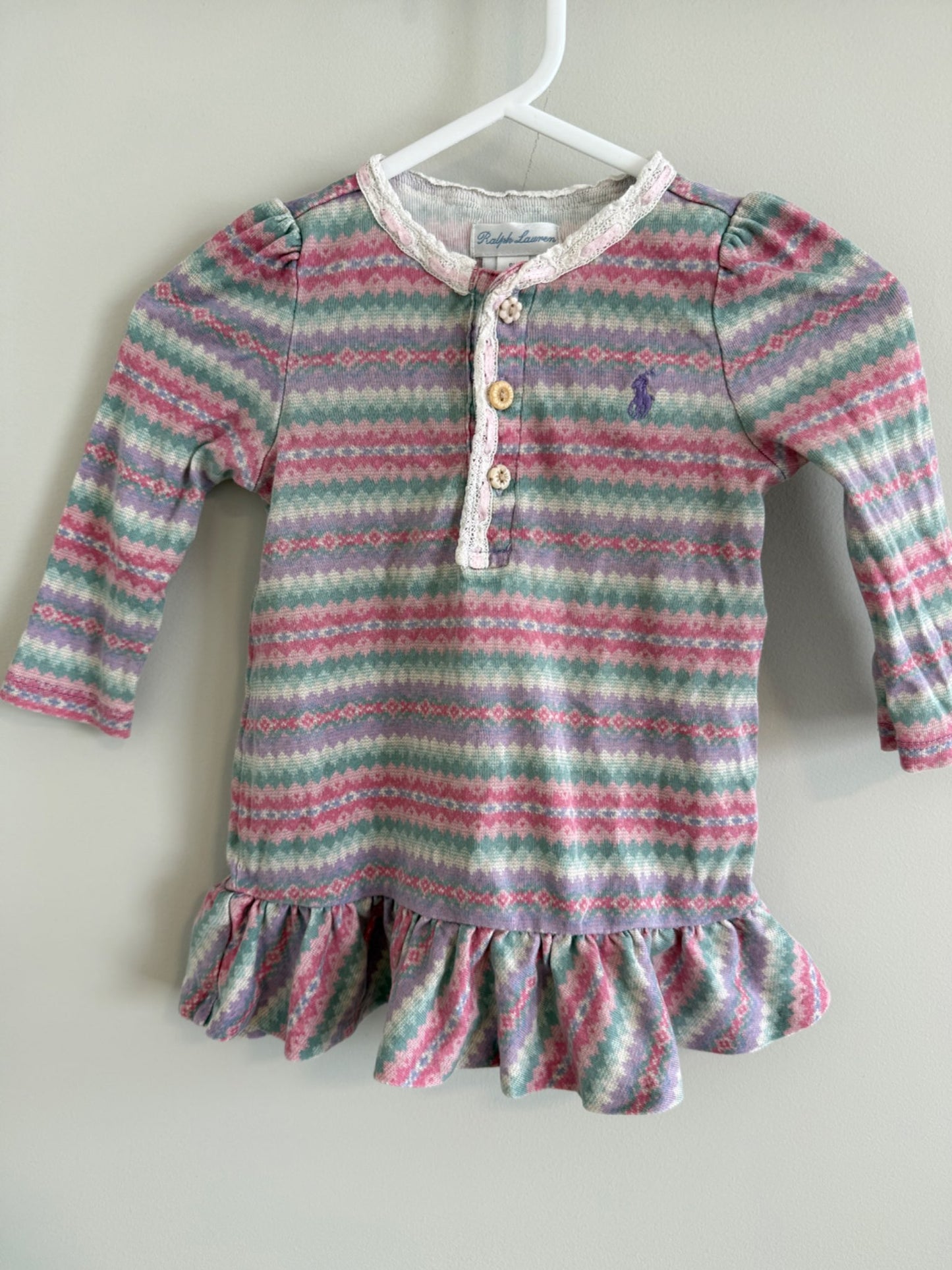 Ralph Lauren Baby Girls Summer Dress , Kids 9 Month (6-9M)