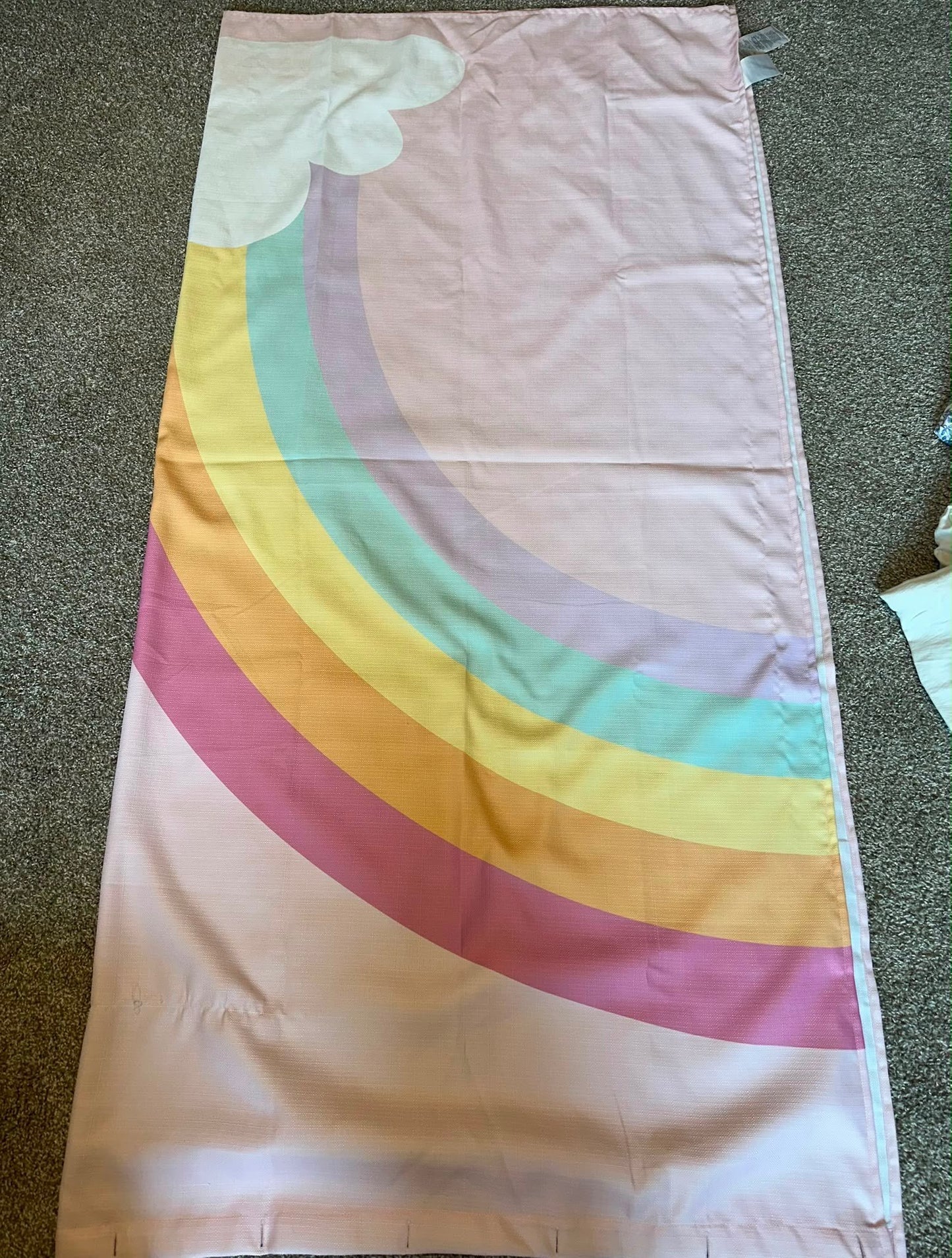 Girls shower curtain