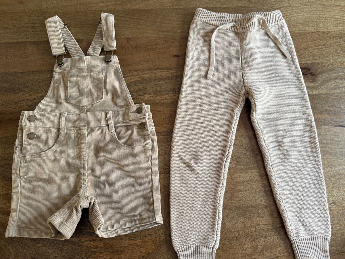 Boys Overall and Knit Pants, Kids 5/5T