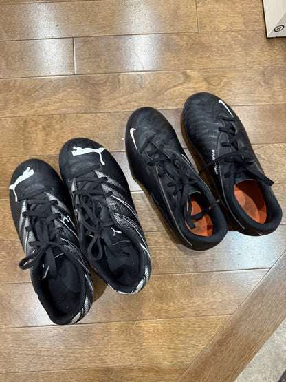 Nike & Puma Soccer Cleats, Shoes 3 (Kids:4-8yr)