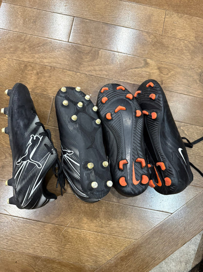 Nike & Puma Soccer Cleats, Shoes 3 (Kids:4-8yr)