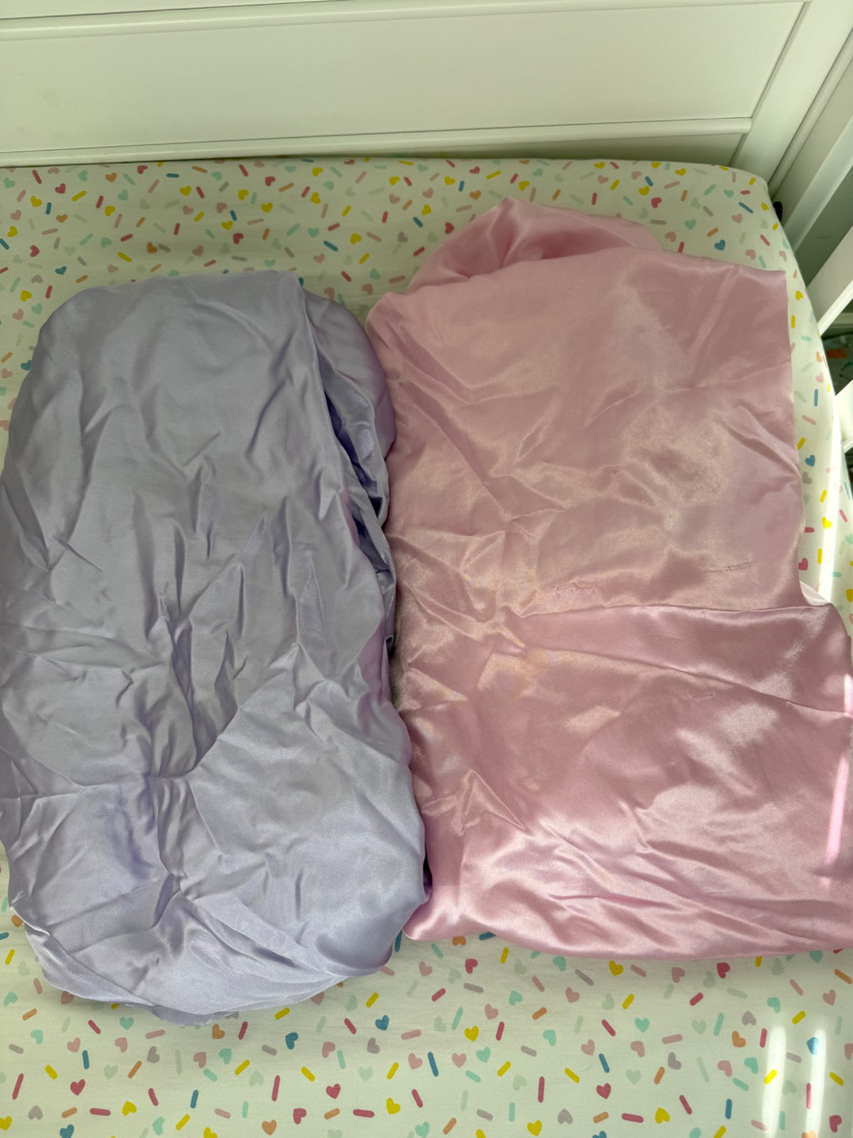 Satin Crib Sheets (set of two)