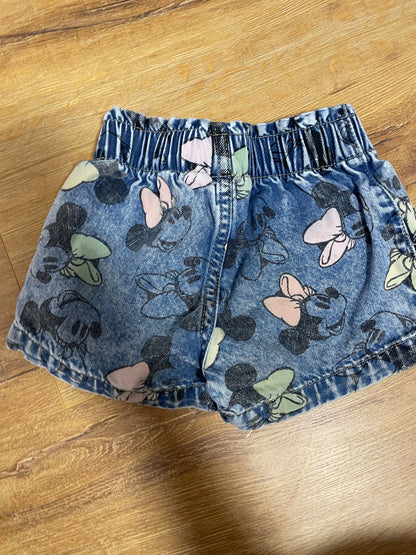 Minnie mouse paper bag shorts
