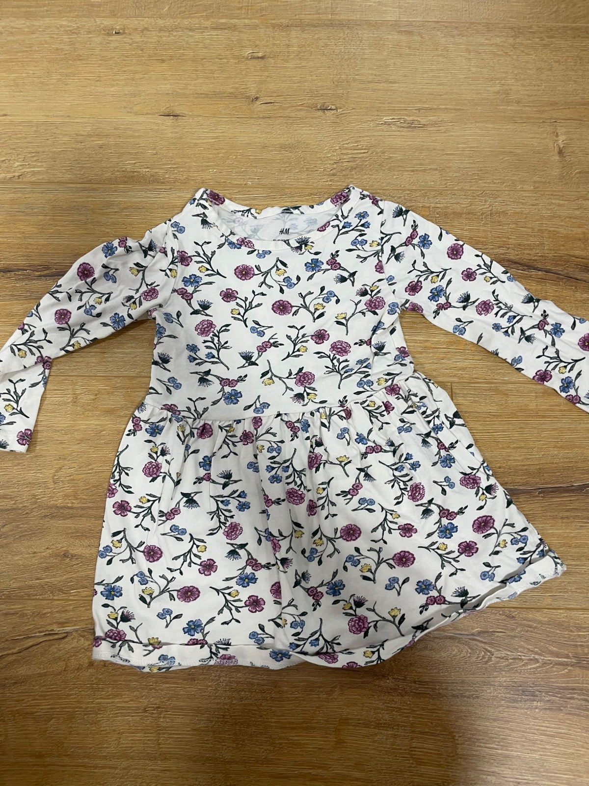 Floral long sleeve dress, Kids 2T