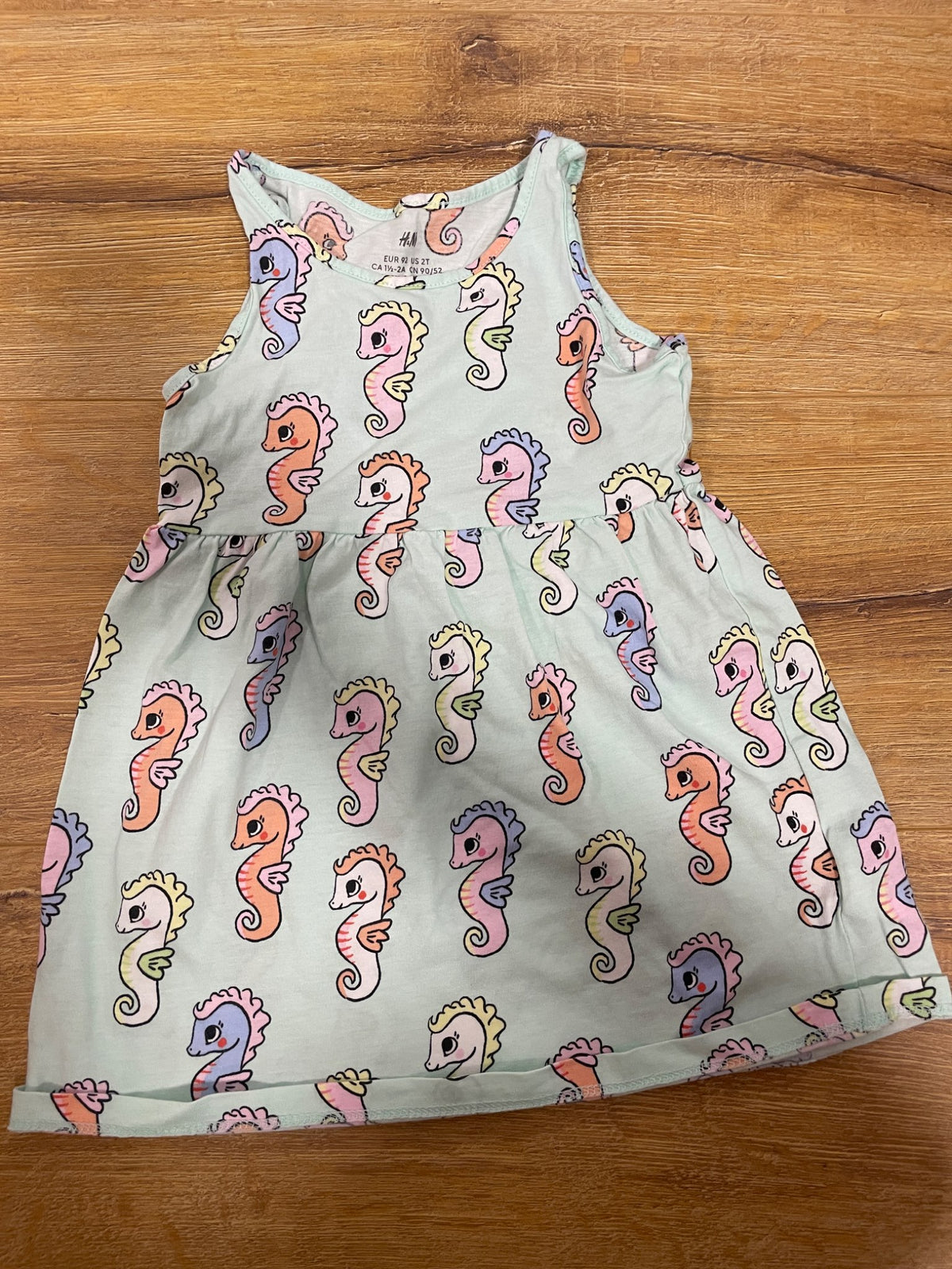 Seahorse sleeveless dress, Kids 2T