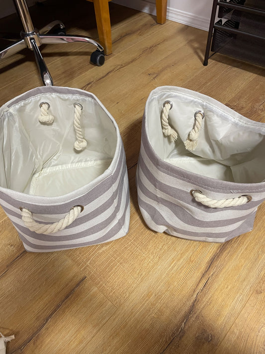 Cube shelf bins (2)