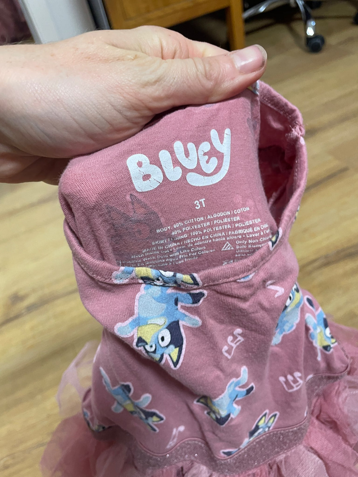 Bluey frilly dress