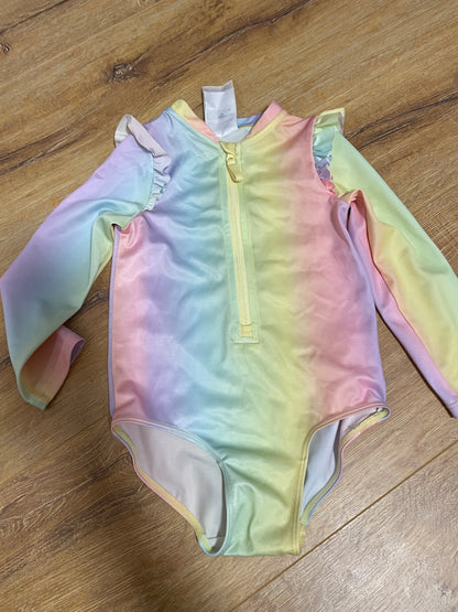 Rainbow swimsuit, Kids 2T