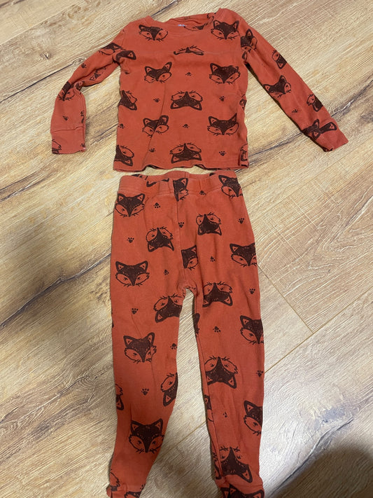 Fox PJ set, Kids 3T